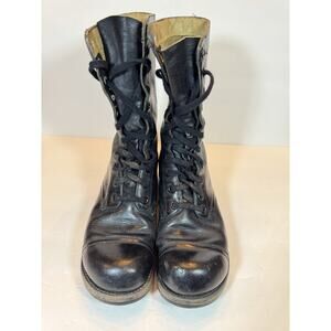 9.5 BF Goodrich Combat Boots Black Leather Vintage Vietnam R G J 9-67 67 Army
